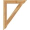 Ekena Millwork Traditional Traditional Rough Sawn Bracket, Western Red Cedar, 4"W x 28"D x 36"H BKT04X28X36TRA01RWR - alternate 4